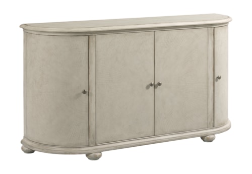 Farmhouse 4-Door Curved Buffet