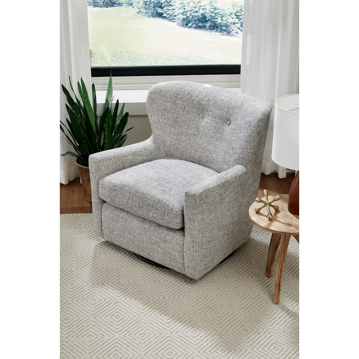 Bravo Furniture Casimere Swivel Glider Chair