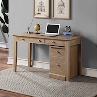 Contemporary Desk & File Cabinet