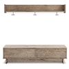 Signature Design by Ashley Furniture Oliah Bench with Coat Rack