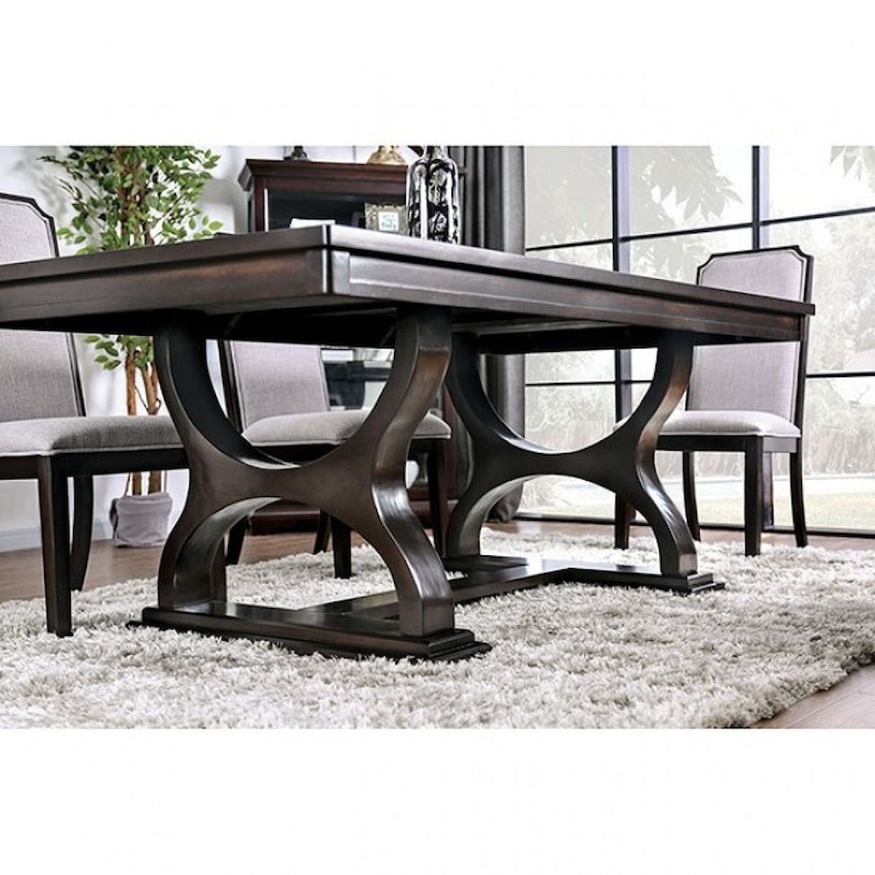 Furniture of America Gillam Dining Table