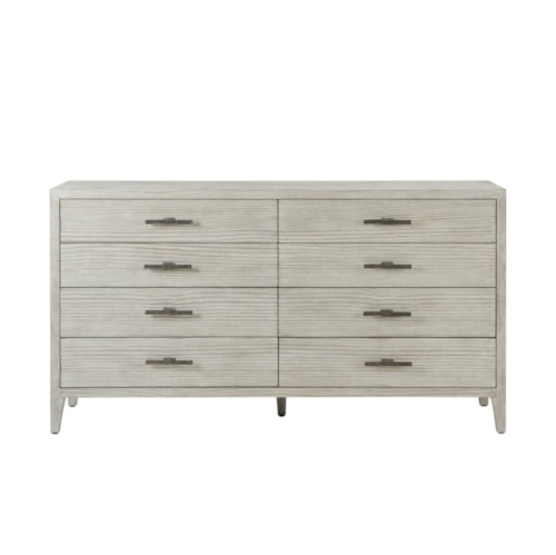 Pine 8-Drawer Bedroom Dresser