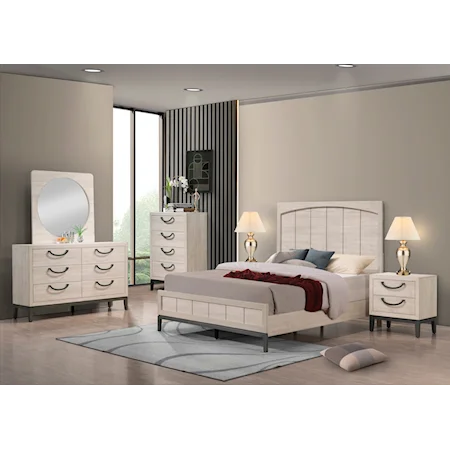 Veda Contemporary 5-Piece Queen Bedroom Set