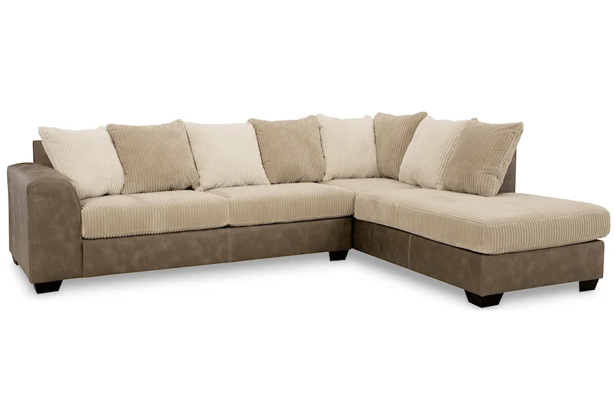 Keskin 2-Piece Sectional with Chaise by Signature Design by Ashley at Furniture Fair - North Carolina