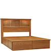 Wolfcraft Vesper Queen Bed With Side Storage