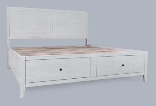 King Storage Bed