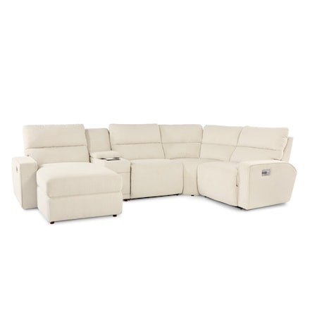 3-Seat Sectional Sofa w/LAF Reclining Chaise