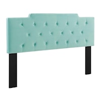 Tufted Full/Queen Performance Velvet Headboard