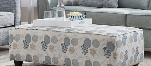 Contemporary Cocktail Ottoman