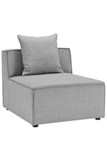 Modway Saybrook Outdoor Patio Upholstered 5-Piece Sectional Sofa