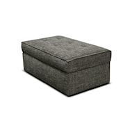 Contemporary Storage Ottoman with Casters