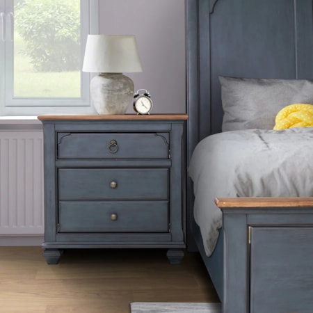 3-Drawer Nightstand