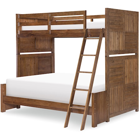 Rustic Casual Twin Over Full Bunk Bed