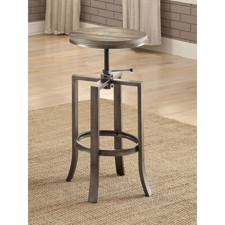 Adjustable Backless Bar Stool