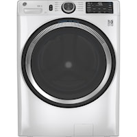 GE® 5.5 cu. ft. (IEC) Capacity Washer with Built-In Wifi White