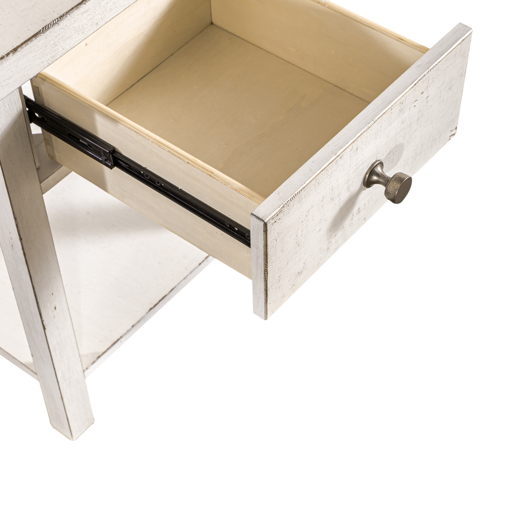 Liberty Furniture Modern Farmhouse Drawer Chair Side Table