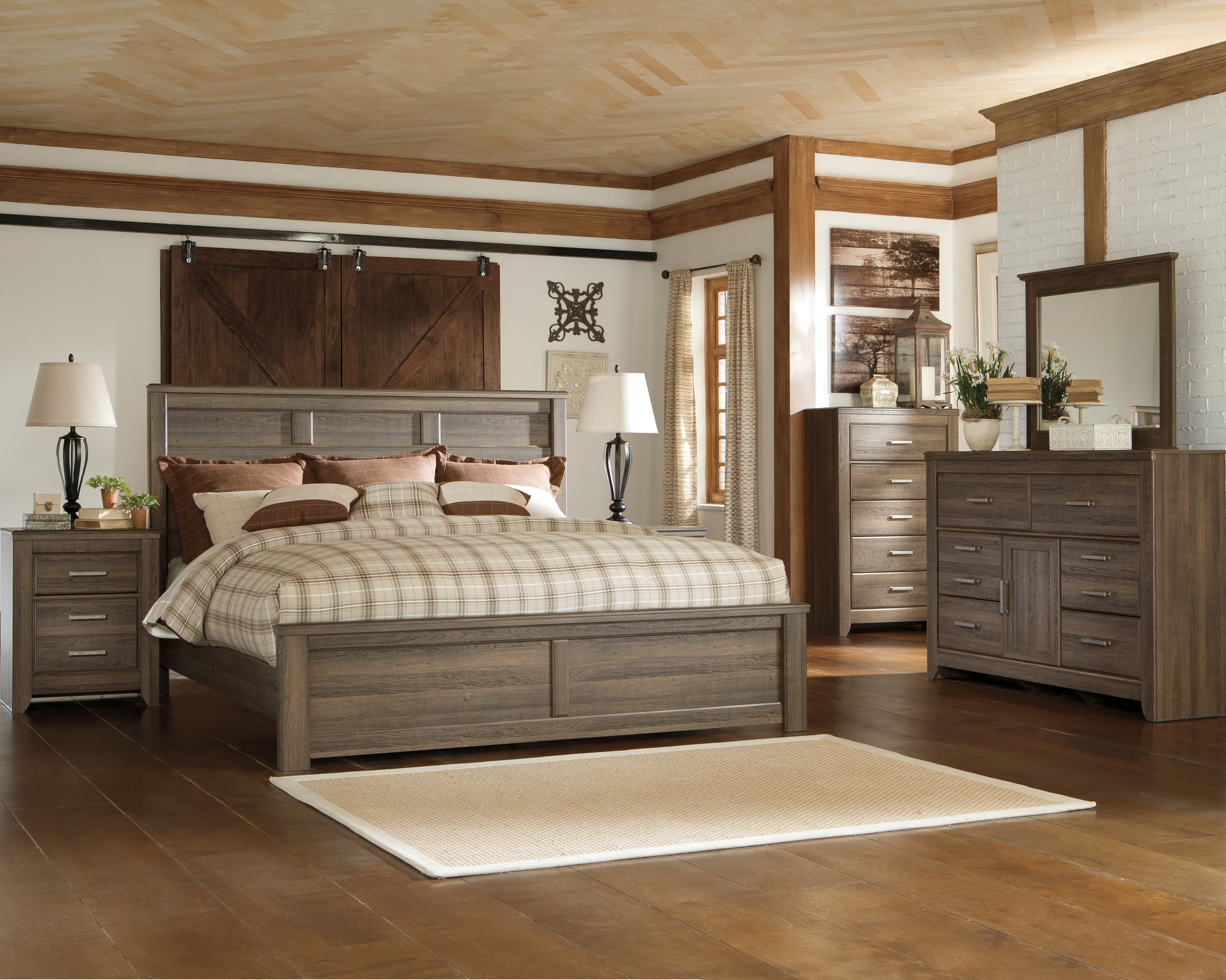 King Panel Bed