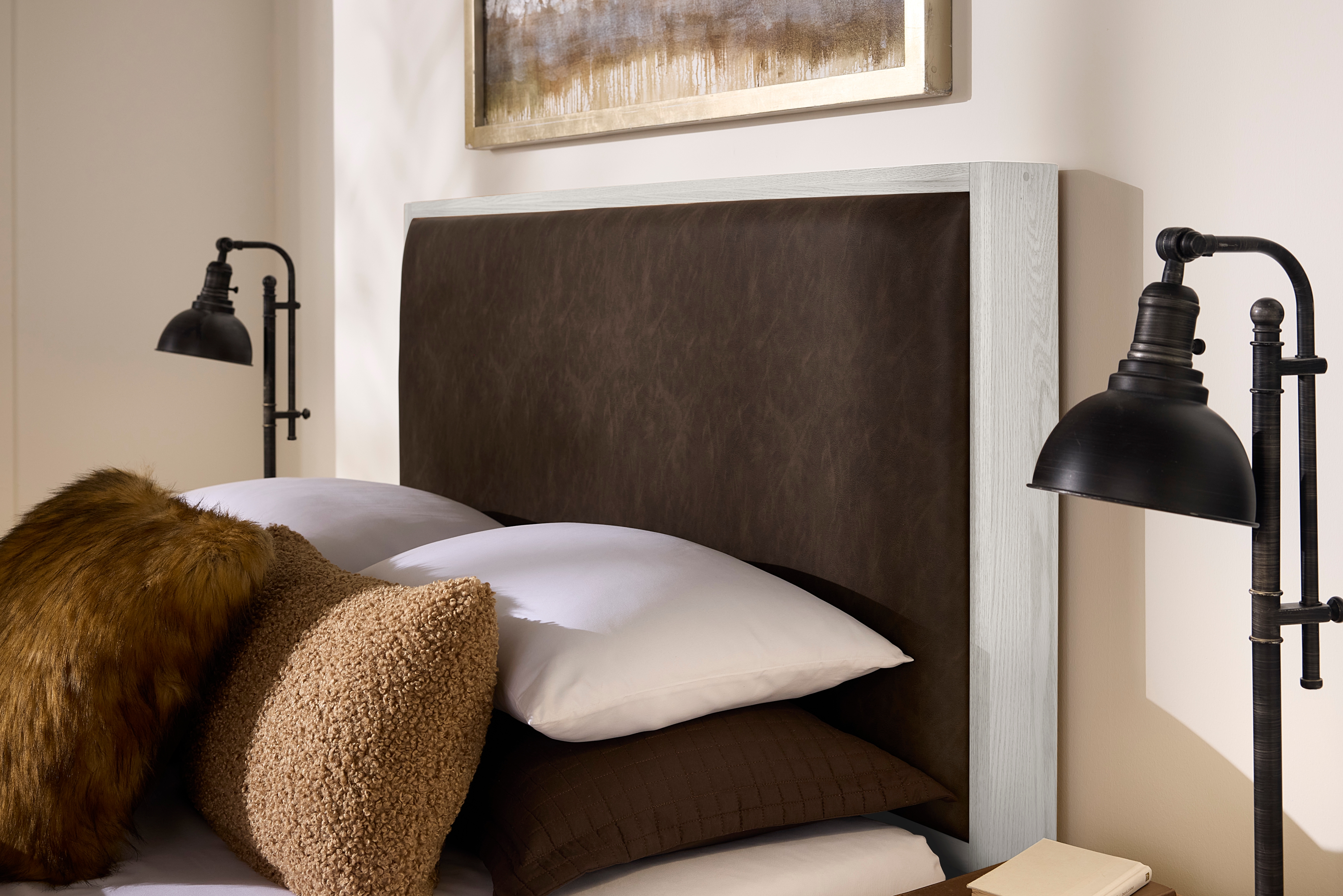 Vaughan-Bassett Lodge & Loft King Upholstered Bed