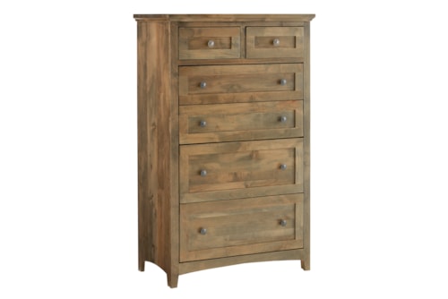 Casual 6-Drawer Bedroom Chest