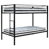 Signature Design by Ashley Broshard Twin/Twin Metal Bunk Bed