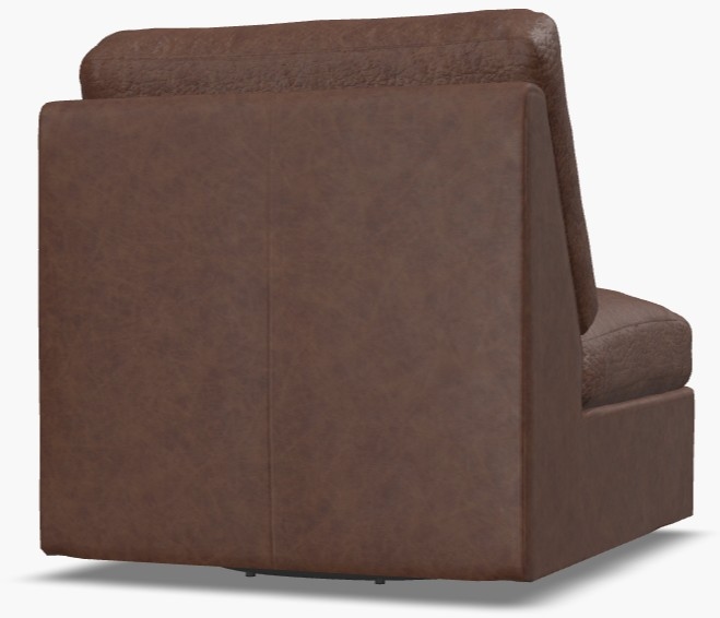 Madison Finished Armless Swivel Chair