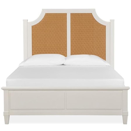 Queen Arched Woven Bed