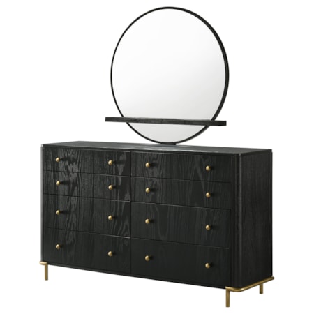 8-drawer Dresser w/ Mirror