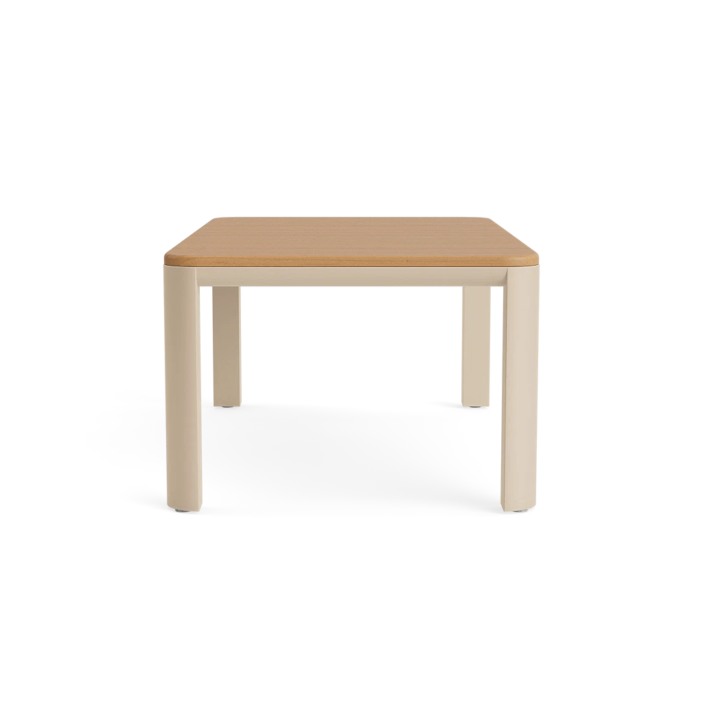 72" Rectangular Teak-Top Dining Table