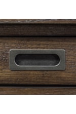 Antique Pewter Recessed Pull Hardware