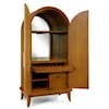 Stickley Martine Arced Bar Cabinet