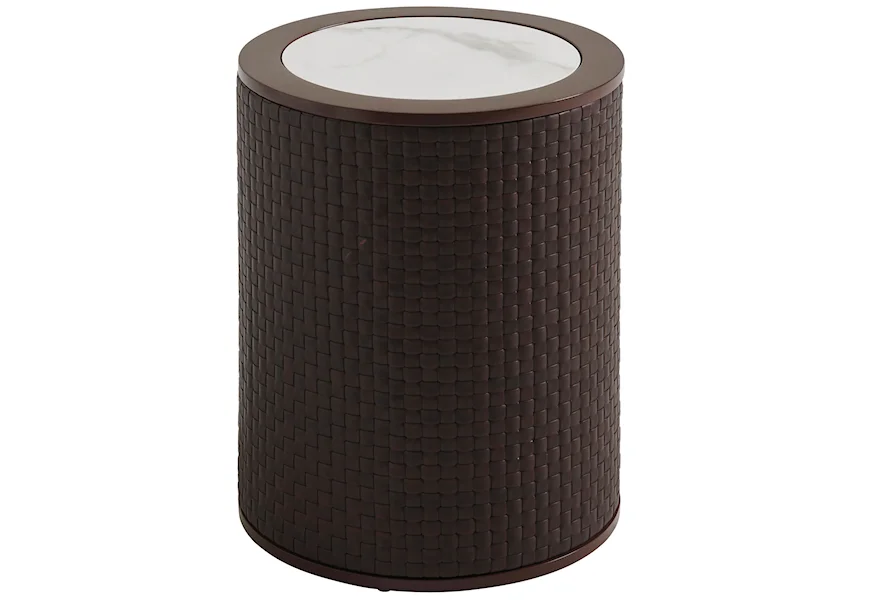 Abaco Round Accent Table by Tommy Bahama Outdoor Living at Furniture Superstore - Rochester, MN