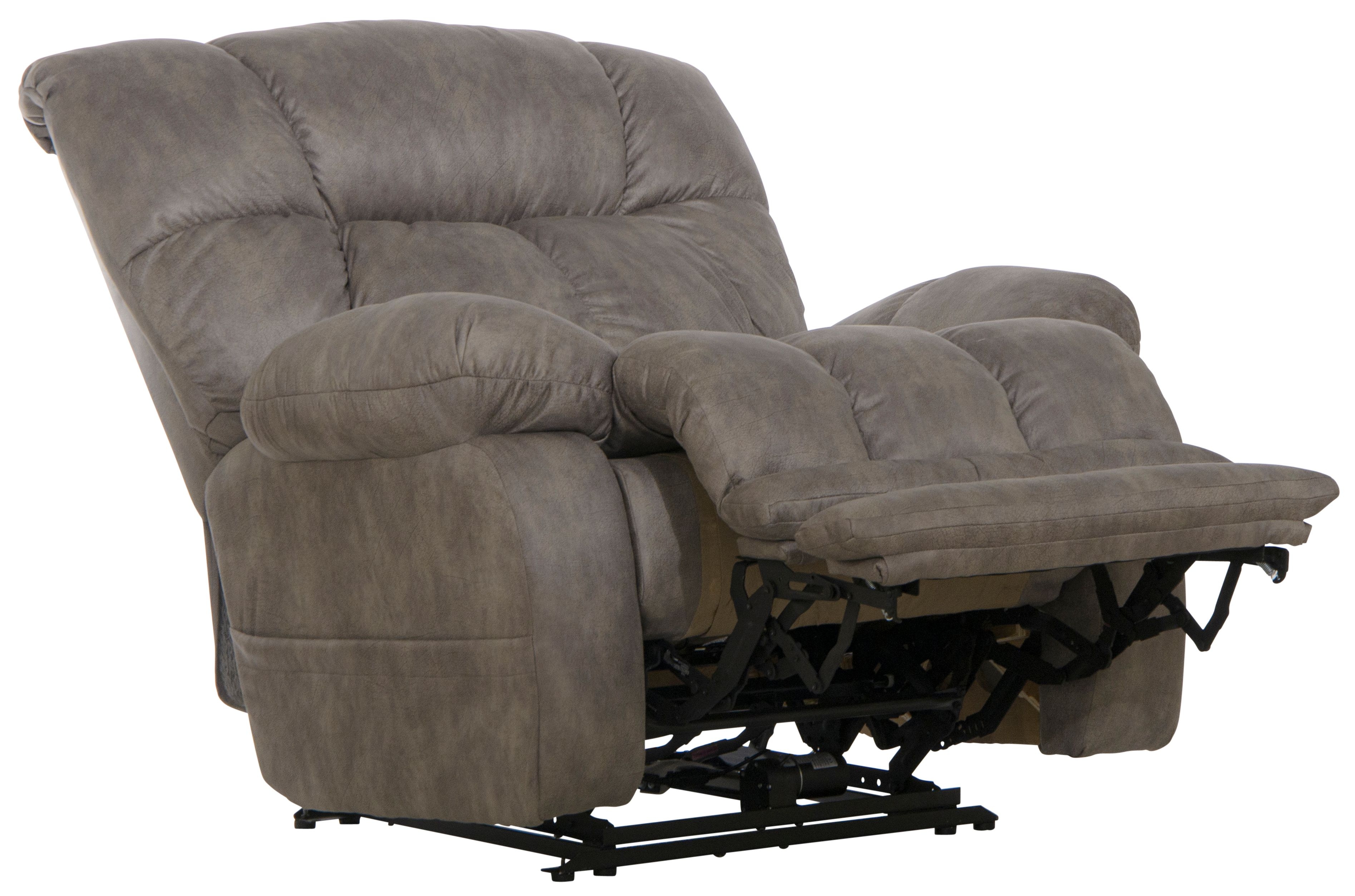 Power Lay Flat Recliner w/Oversized Ftrst