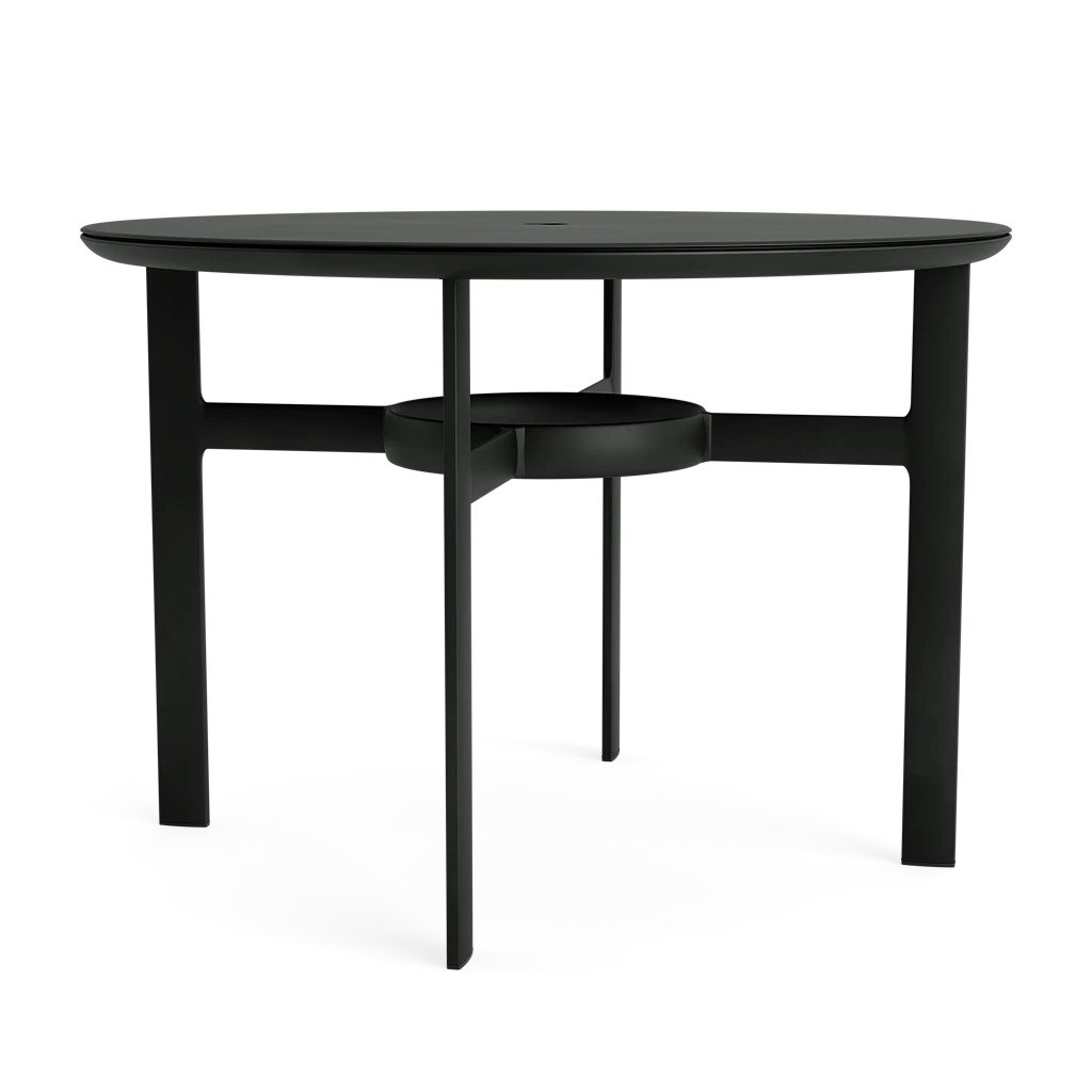 42" Solid-Top Dining Table w/Umbrella Hole