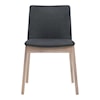Moe's Home Collection Deco Deco Oak Dining Chair Dark Grey-M2