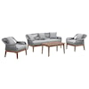 Progressive Furniture Morning Glory Outdoor Sofa Set