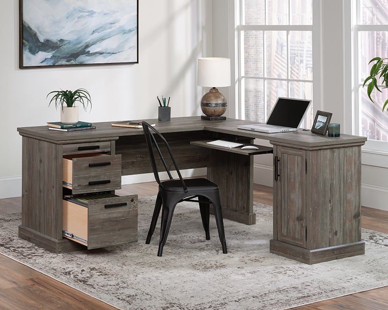 Aspen L-Shaped Home Office Desk