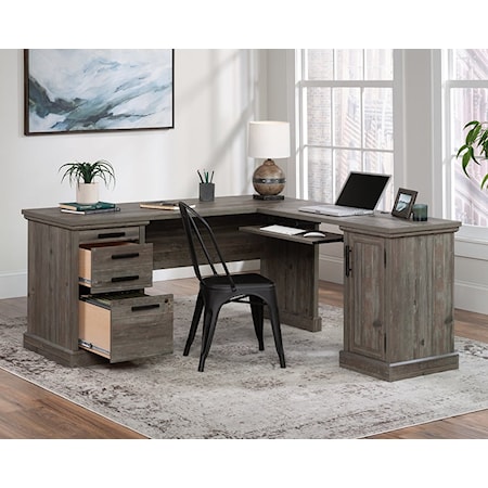 Aspen L-Shaped Home Office Desk