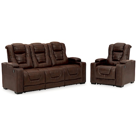 Power Reclining Sofa And Power Recliner