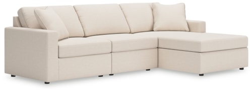 3-Piece Sectional With Chaise
