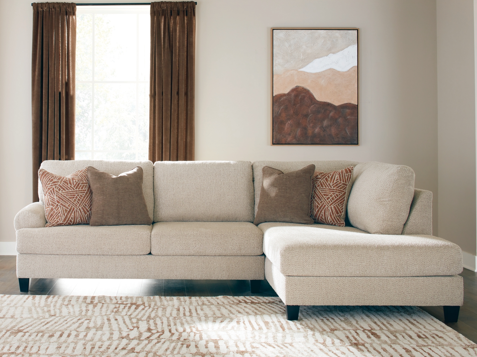 2-Piece Sectional With Chaise