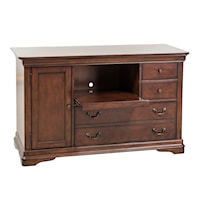 Credenza with File Drawer and Pull Out Printer Shelf