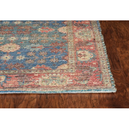 5&apos; x 7&apos; Blue/Red Traditions Rug