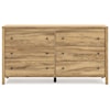 Ashley Signature Design Bermacy 6-Drawer Dresser