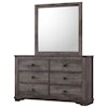 Crown Mark Coralee Dresser Mirror