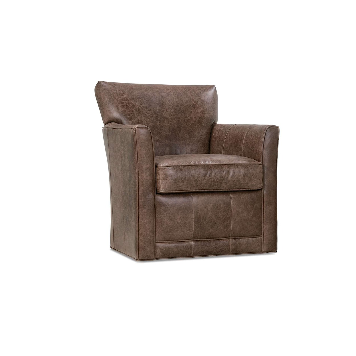 Rowe Times Square Swivel Leather