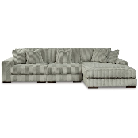 3-Piece Sectional With Chaise