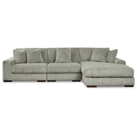 3-Piece Sectional And Chair