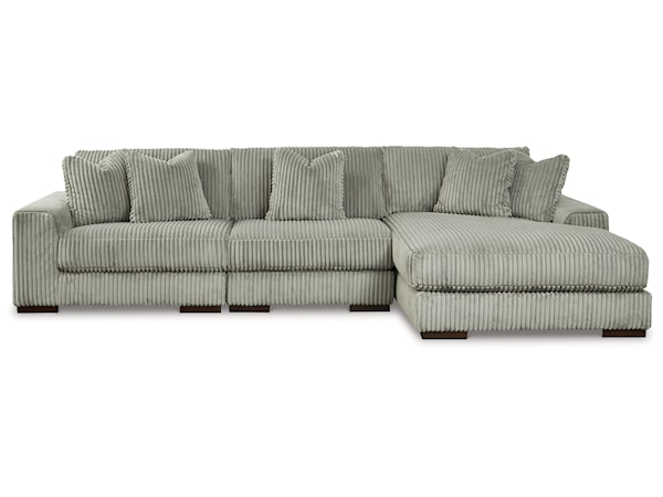 3-Piece Sectional And Chair