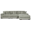 Signature Design by Ashley Furniture Lindyn 3-Piece Sectional With Chaise