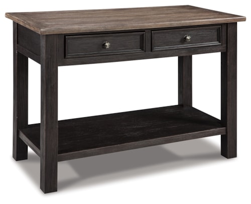 Tyler Creek Sofa Table with 2 Drawers